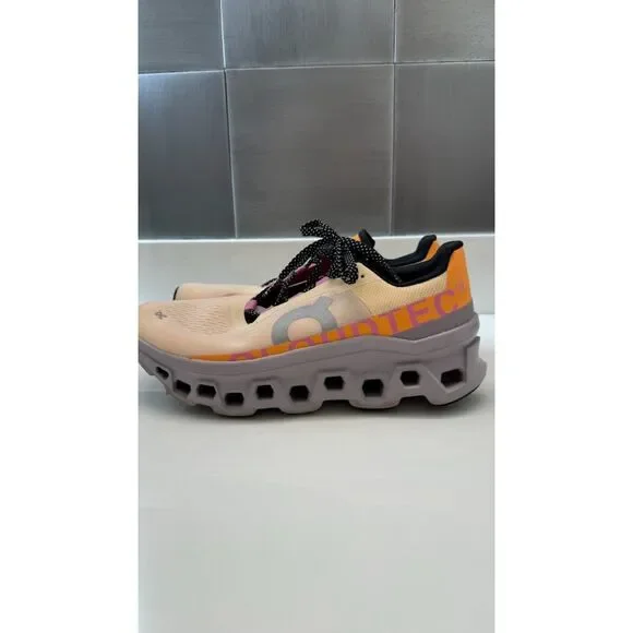 On Cloud CloudMonster Blonde Fade Running Shoe Sz. 10 Ladies Active Gym Sneaker - Picture 8 of 11